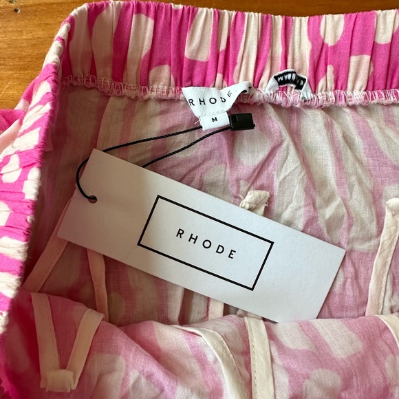 Rhode Pink Ruffle Hilary Mini Skirt - Picture 5 of 8